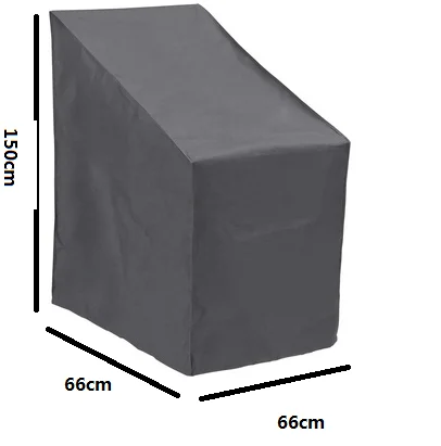 100% polyester waterproof heavy duty material pario garden furniture stacking chair covers