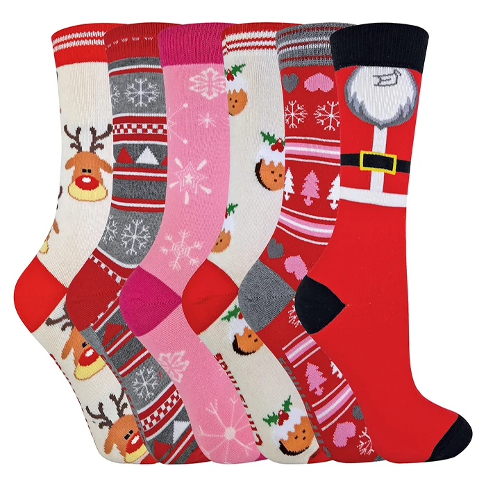 Импортные рождественские украшения для дам, рождественские чулки