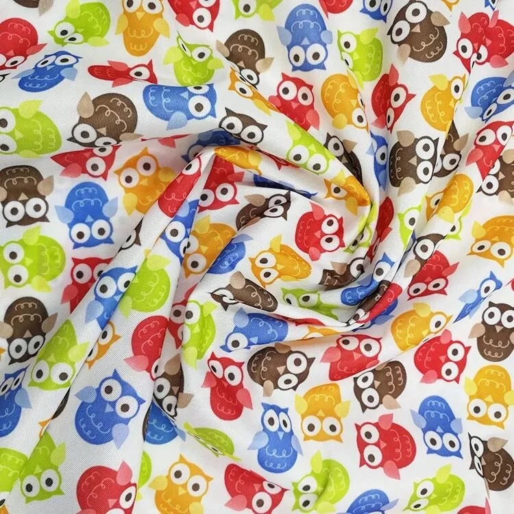 DIY Waterproof Printed Fabric  Polyurethane Fabric With PUL Coating Diaper Bag  Sanitary Napkins Pads Fabric