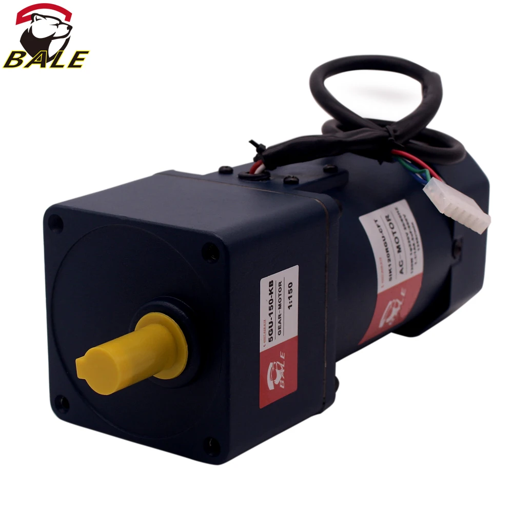 BALE AC Gear motor 6w 15w 25w 40w 60w 90w 120w 140w 200w 220v 380v 110v low speed motor