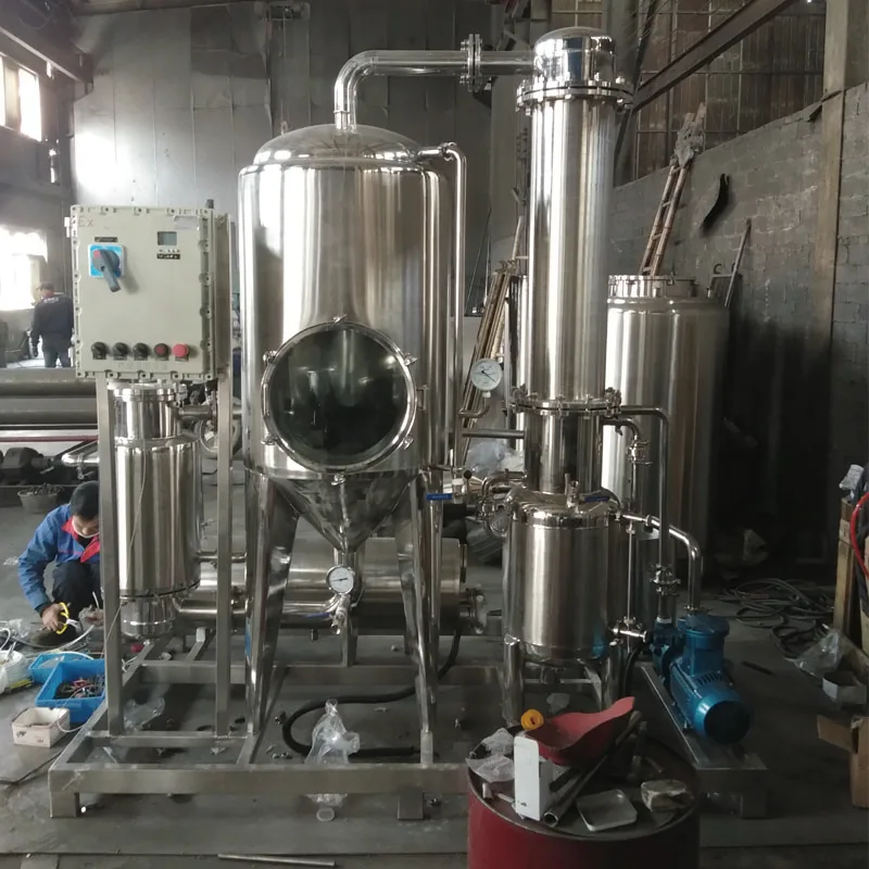 Milk vacuum evaporator