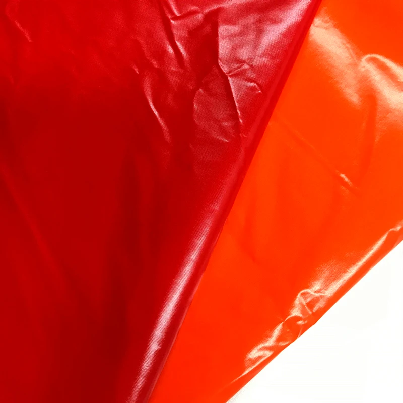 Oil cire finishing waterproof nylon taffeta down jacket fabric