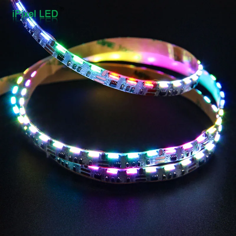 Customized  8mm digital side emitting 4713 RGB led strip DC12V TM1903 IC addressable led strip