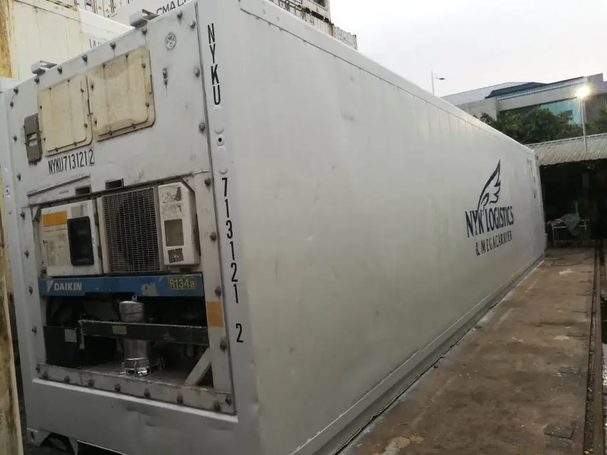 hot sale used cold container for fish to Africa