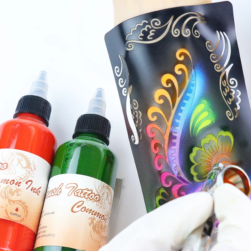 Party Pack Tattoo Paints Airbrush Paint Neon UV Ink  For Tattoo