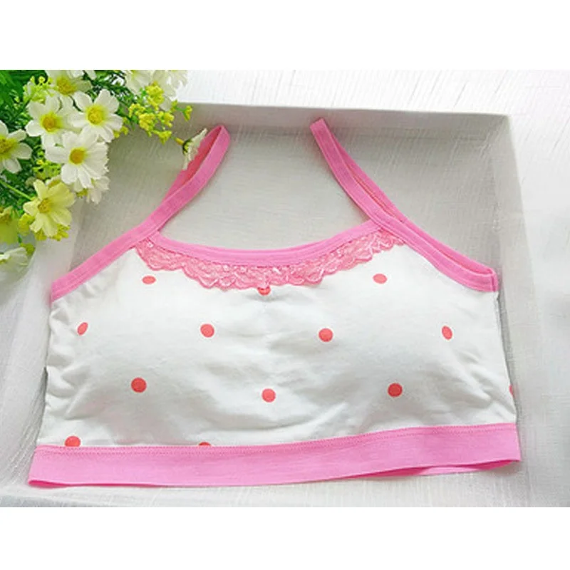 Bra for Kids Cotton Training Bra for Girls  Lace Floral Teens Underwear for Teenagers Girls Lingerie
