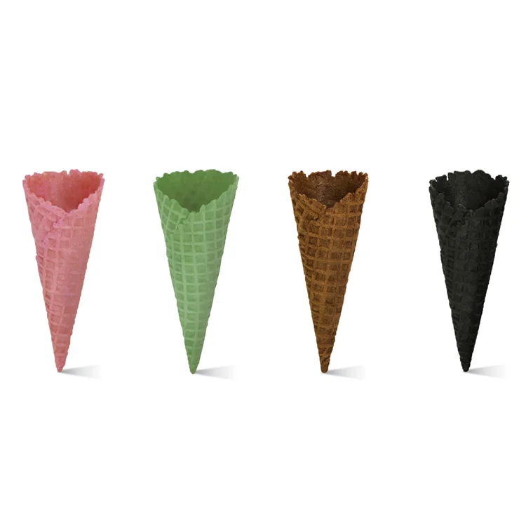 
Factory Direct Price Ice Cream Lace Waffle Crispy Tube Waffle Cone Maker 