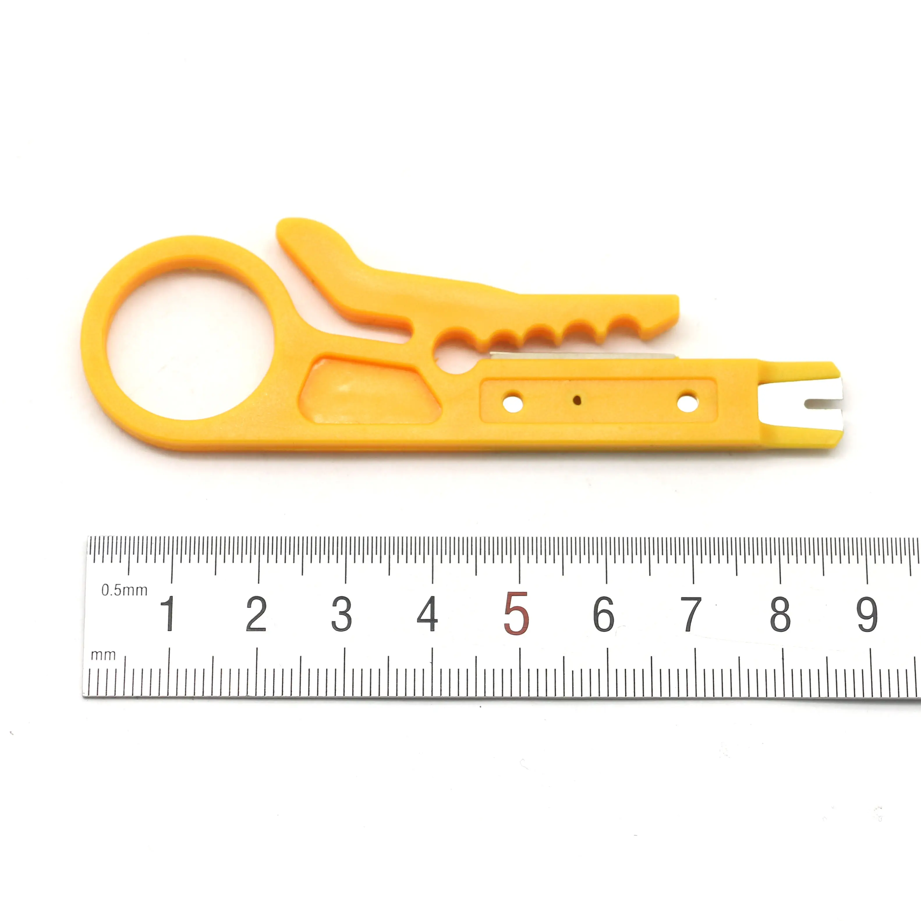 Wire Cutter and Cable Stripper Crimping Tool for Cat 5 Cat 6 Pass-Through Connector Multi Stripper Knife Crimper Pliers Portable