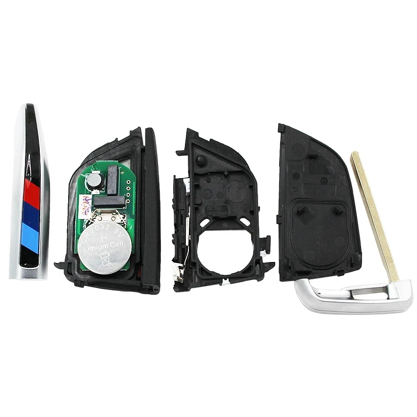 10X A2 3+1 Button CAS4 Knife Type Car Auto Remote Smart Control Key FSK 868 433 315MHz 7953P Chip For BMW