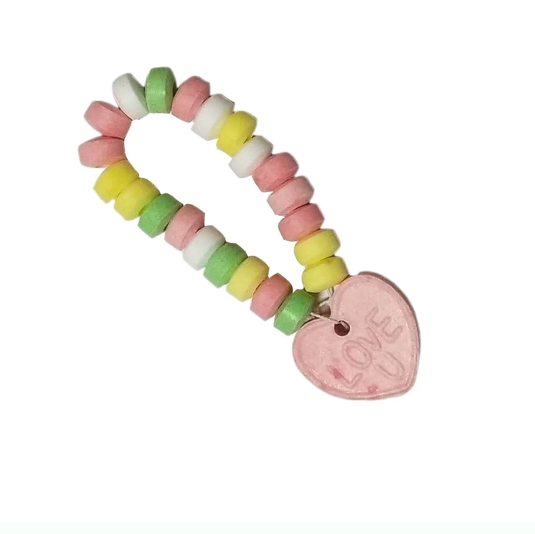 15g sweet bracelet candy China wholesale press candy in tablet  American candy