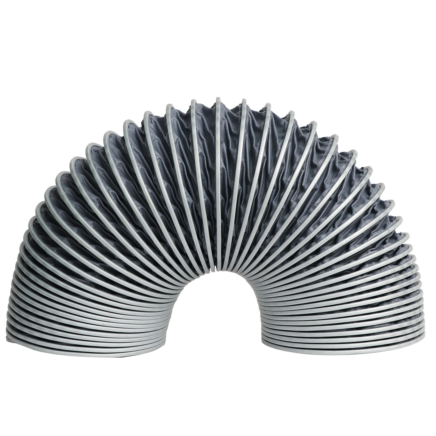 Flame Resistant Spiral PVC Clamped Polyester Fabric Ventilation Flexible Duct Hose