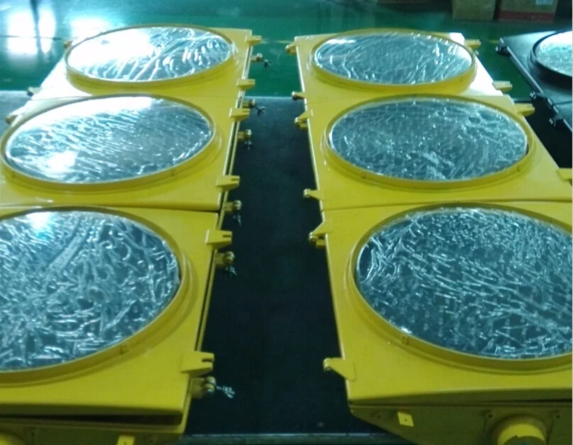 yellow aluminum Housing LED Traffic Signal/RYG full ball road traffic lights