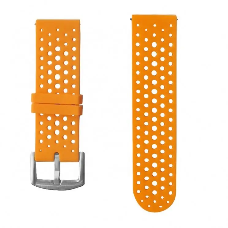 Factory wholesale 24mm For Suunto 9 Strap for Suunto Spartan Sport Wrist Hr Baro Silicone Watch Band Replacement