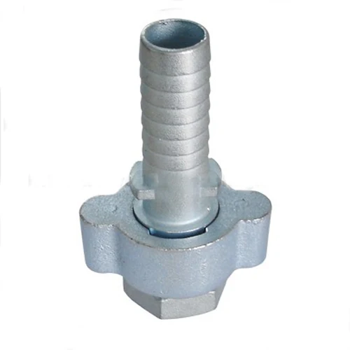 hose end with ferrules Ground joint coupling