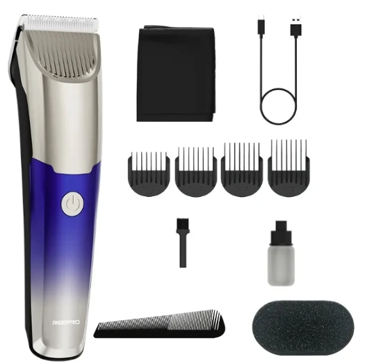 2024 USB Powered Electric Hair Clipper Barber Trimmer and Razor Shaver for Men Beard and Facial Hair Trimming Machine for Cars