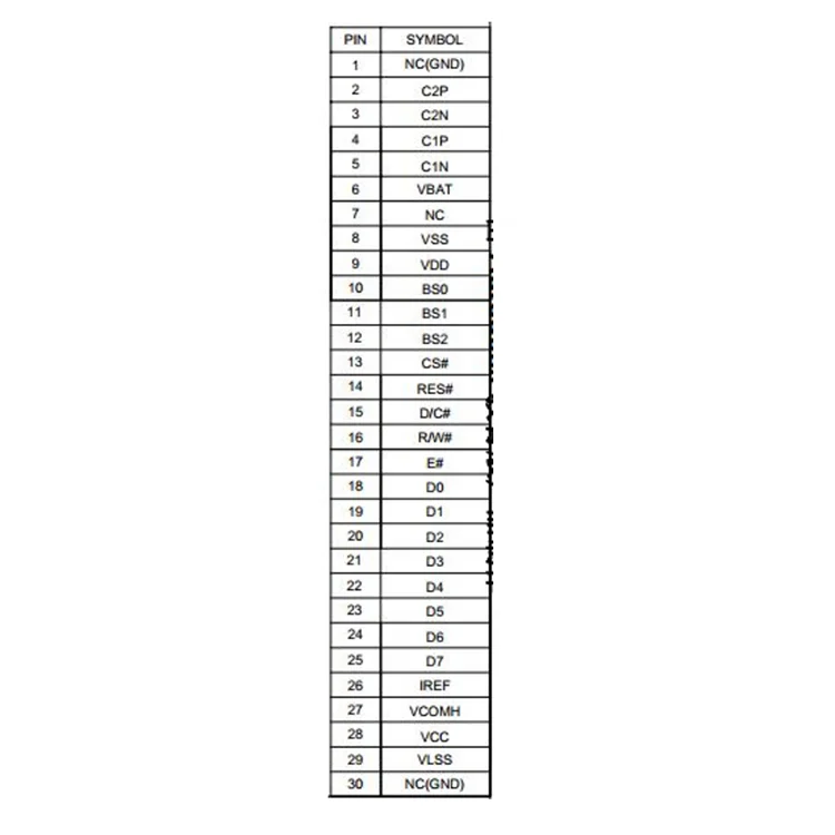 27,5x27,8x2,61 мм Размер модуля oled lcd 0,96 новый продукт запуска в Китае