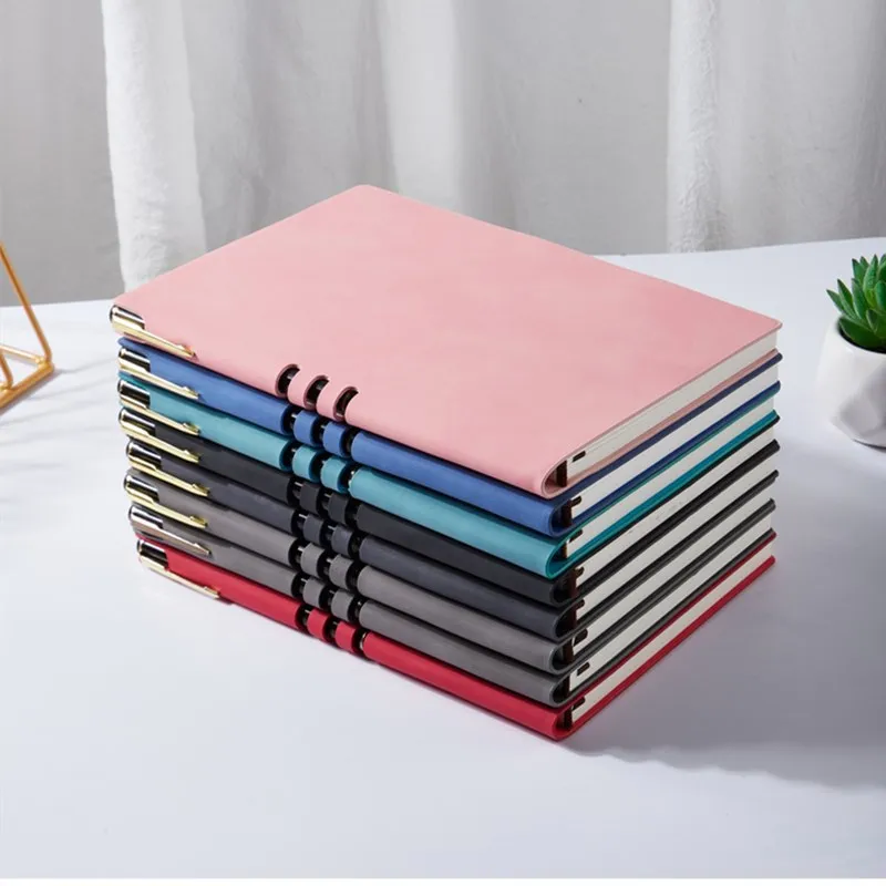 gift promotional travel diary gift customize logo kawaii diaries smart notebook for girls A6 size