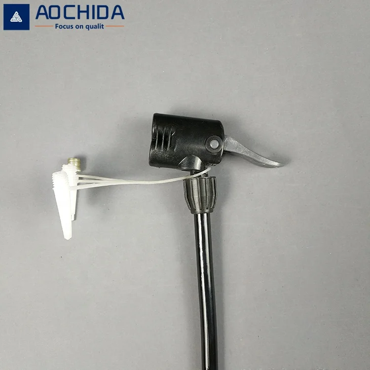 Excellent quality 3822A with ball needle with high pressure bag, pressure gauge bicycle pump