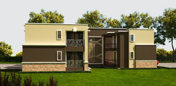 Architecture Design with prefabricated and steel structure  building for industry park building design with layout drawing