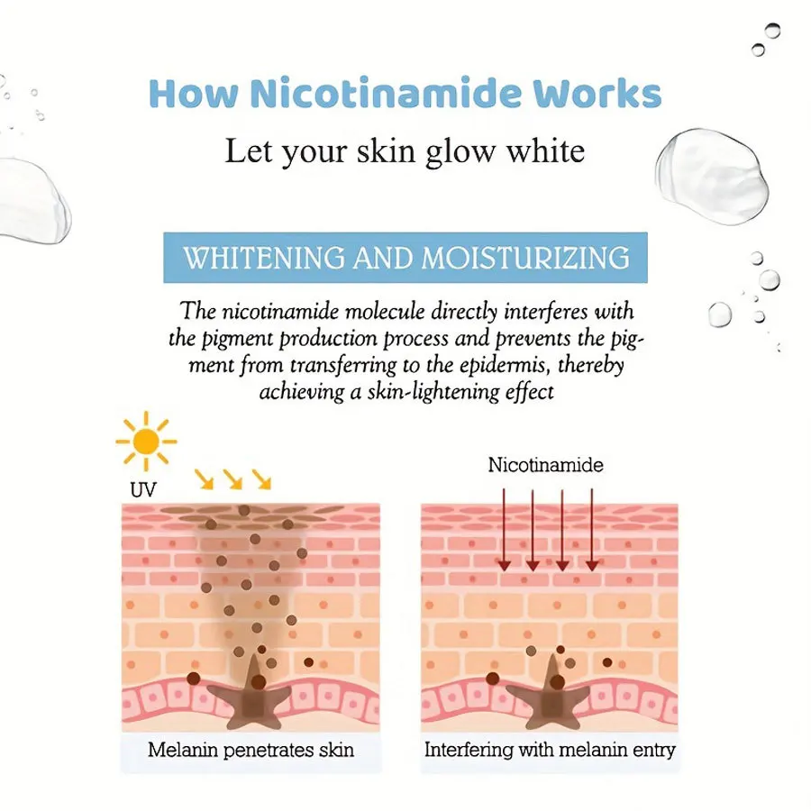 4 IN 1 Vitamin C nicotinamide hyaluronic acid Vitamin E Face Serum Wholesale