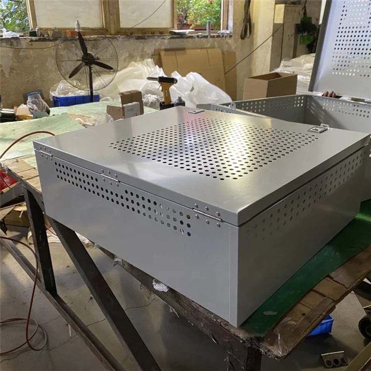 19 inch 2ru ip68 sheet metal box control panel enclosure case for electronics