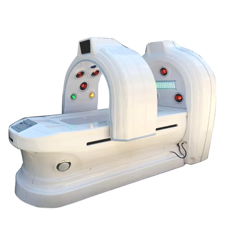 Spa Capsule Steam Heating Led Light Therapy Ozone Spa Tunnel Capsule Dry Sauna Detox Photon Treatment machine