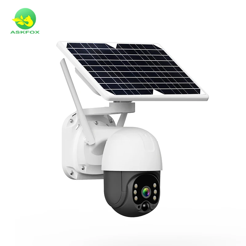 2023New Free energy 360 Outdoor Security Ptz Lte 4G 5Mp Solar Wireless Ring Security Cam On Solar Energy Icsee Solar CCTV Camera