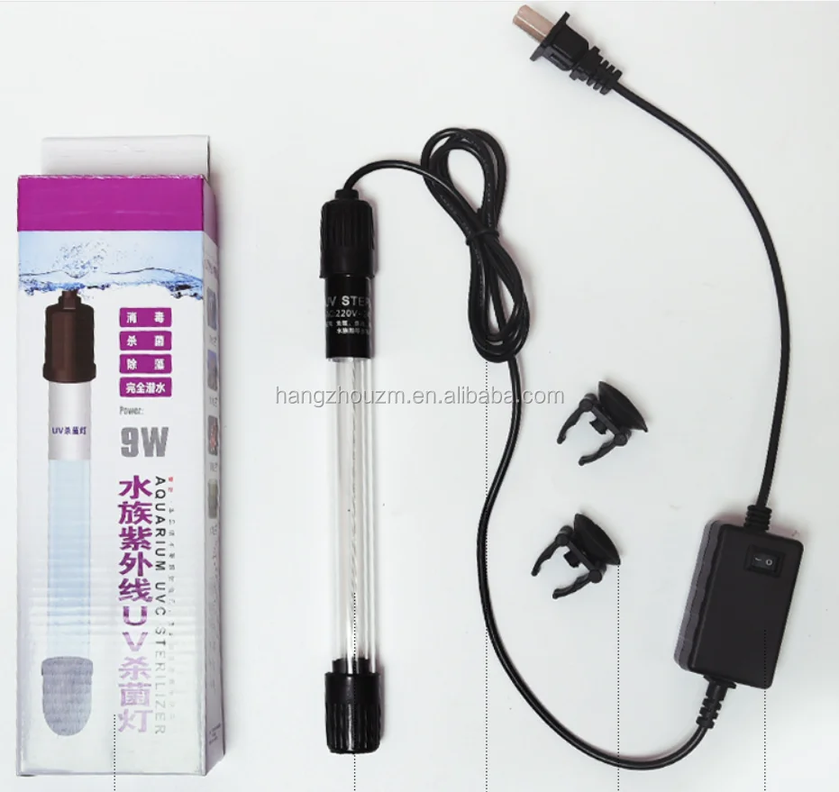 aquarium sterilizer 5w uv germicidal lamp Submersible Ultraviolet Sterilizer Water Disinfection for Fish Tank