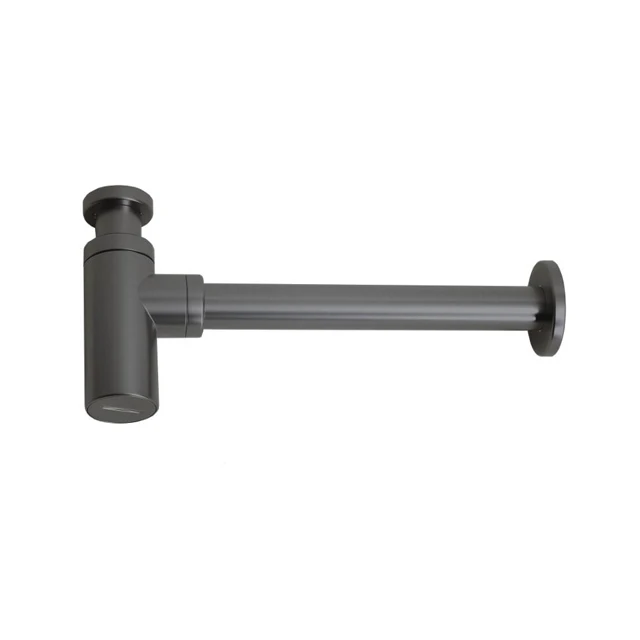 CUPC Watermark brushed gold brass Stainless steel basin waste pipe bottle Trap