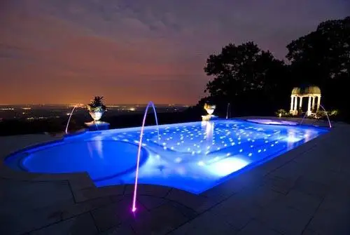 bright pmma multi core optic fiber swimming pool star sky effect decoration led lights under water light
