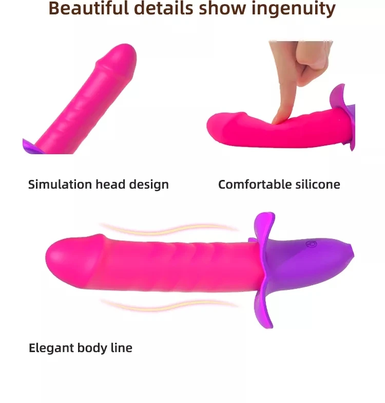 YPM Big Banana Pulse vibraing dildo G-spot stimulator Women Sex Toy Adult Vibrator