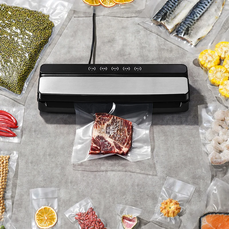 mini vacuum sealer 110v 220v 60KPA Food Vacuum Sealer Machine Automatic Air Sealing System for Food Storage Dry Vacuum Sealer
