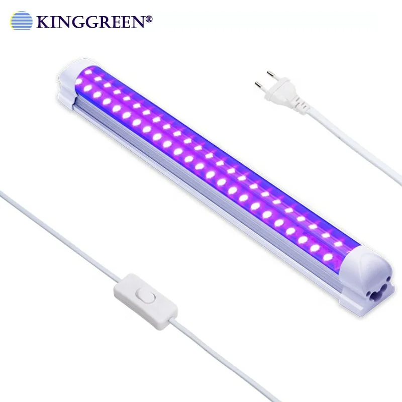 Profession Manufacturer 85-265V Input UV Light Tube Bar Type Purple UVA LED Lighting 365nm 395nm For KTV Bar Ink Curing