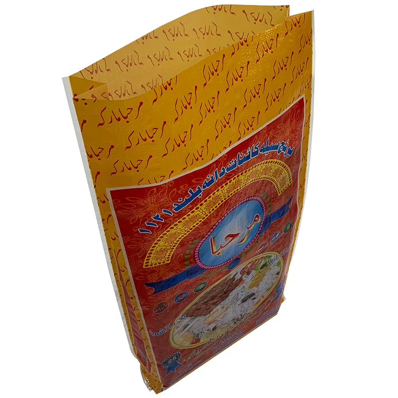 
Woven Bags Plastic Empty Rice Packing Sacks Bag Manufacturer PP Packaging Polyethylene for Sale Design Printing 50kg Agriculture 