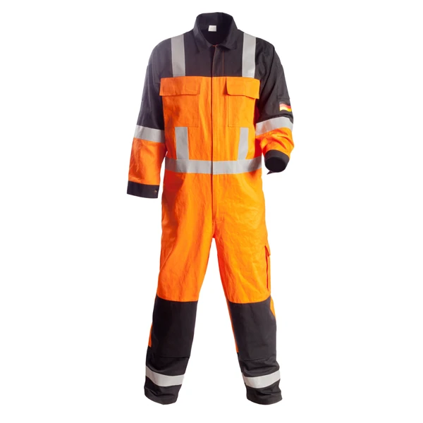 High Visibility Jacket Pants Suit Road Construction Work Safety Clothing Workwear Frc Clothing Fire Retardant Coverall