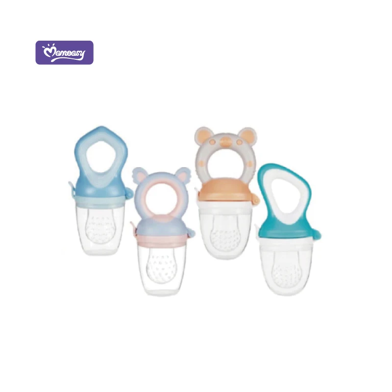 Momeasy Fresh Food Feeder Fruit Feeder BPA Free Silicone Feeder MOQ ONE Carton