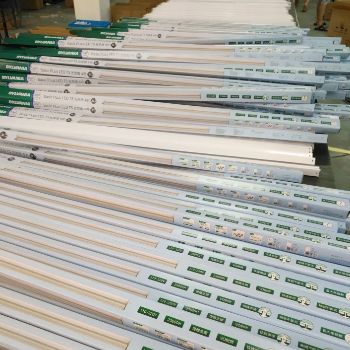 Good price 9w 14w 18w 20w 24w 2ft 4ft 220v 110v t5 integrated led tube light lighting fixture lamp