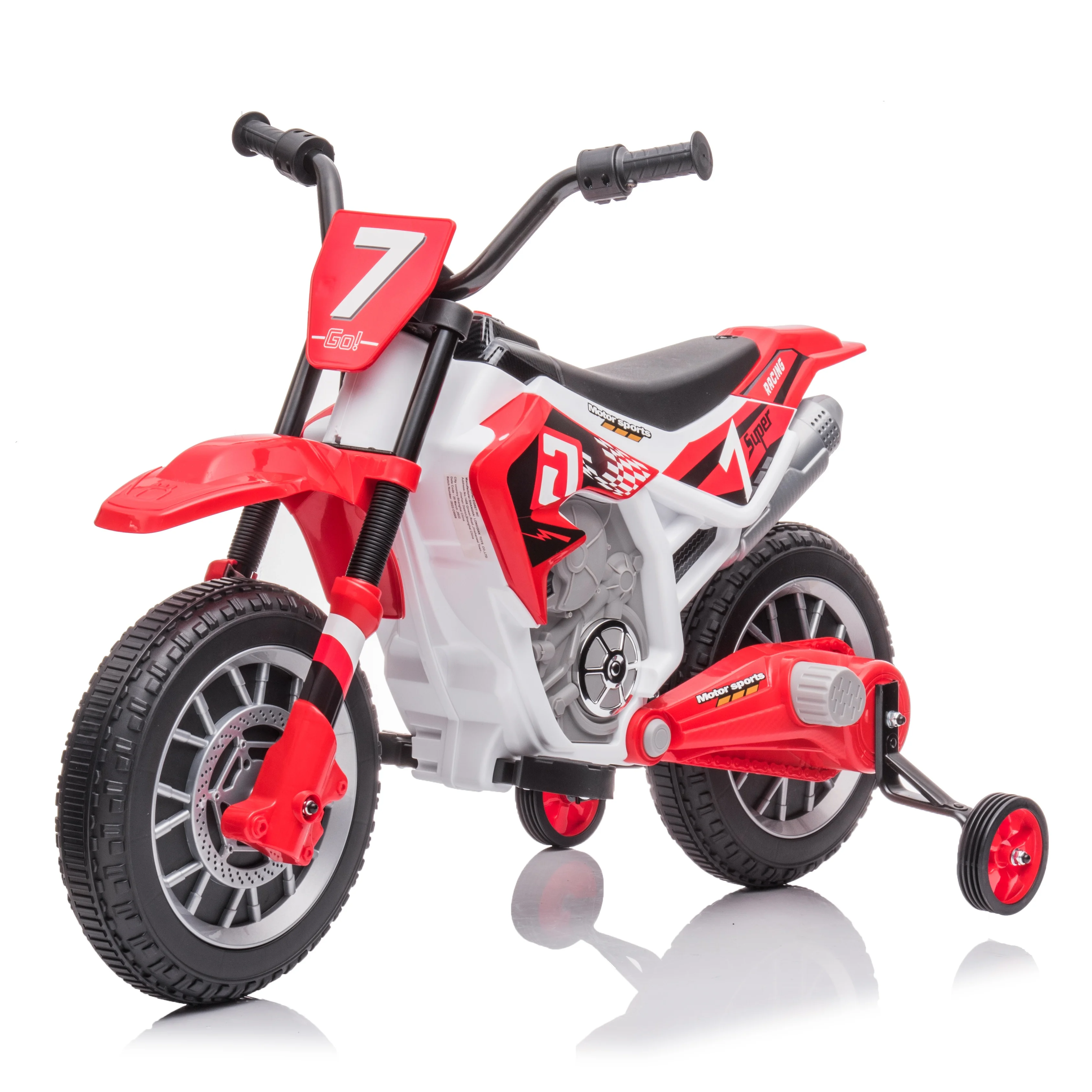 12v Child Electric Motorcycle With Training Wheels Popular Electric Ride On Car For Kids Pink Battery Powered