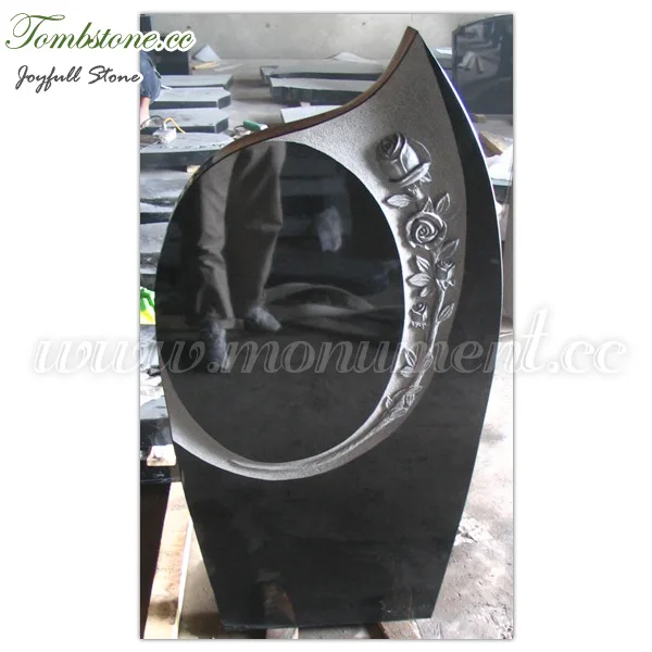 
China Black granite monument granite memorials tombstone 