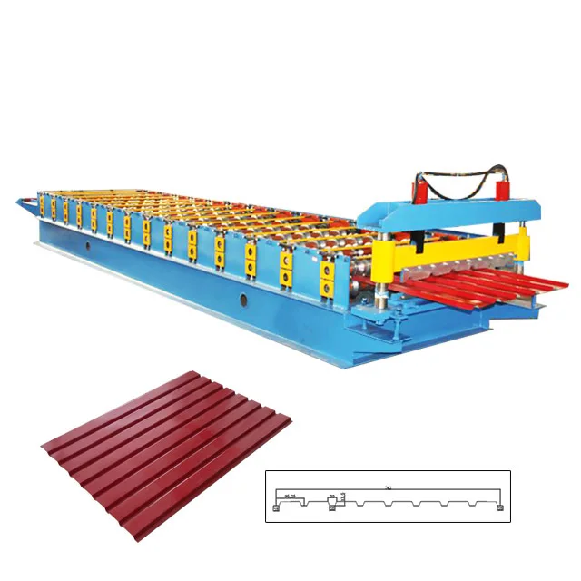 Full Automatic Roof Sheet IBR Galvanized Steel Roll Forming Machine