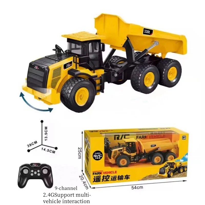 High Quality Custom RC Toy Transporter Wholesale Cheap 9 Through Realistic Transport Play Features Product Genre RC Trucks