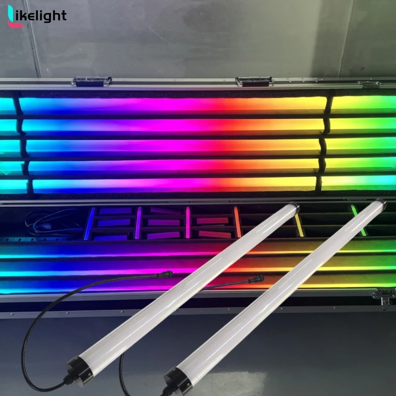 Likelight 360 градусов Светодиодная трубка освещения Dmx RGB светодиодная Пиксельная Свадебная вечеринка ночной клуб Dj световые украшения