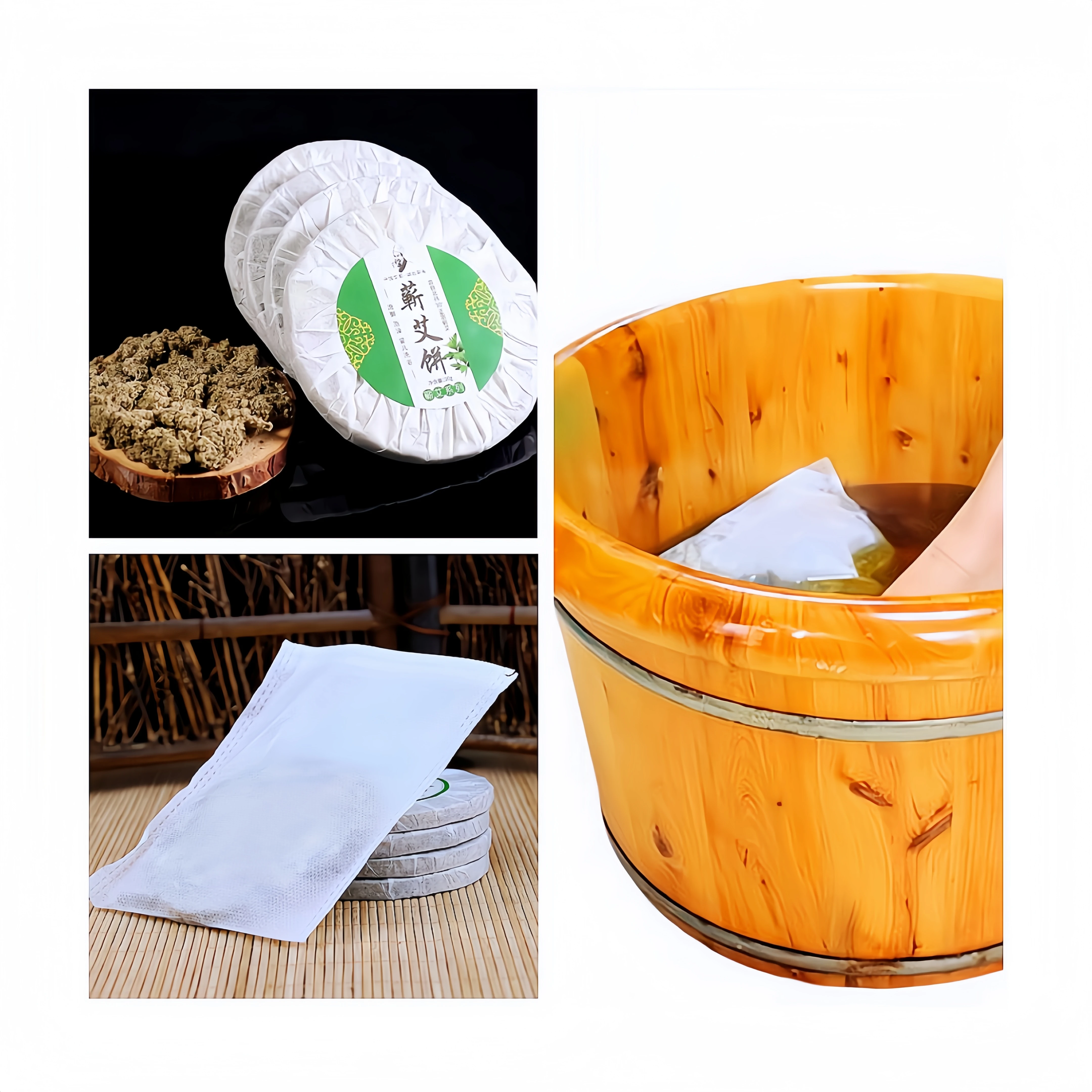 Eliminate deficiency fire and cold fire with pure natural mugwort cake/Artemisia argyi cake protects the health of your family