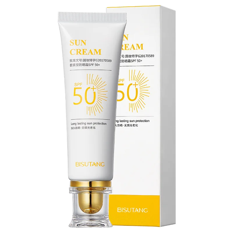 Newest Long Lasting Sun Protection Cream Sunscreen SPF 50 + Organic Sunscreen Private Label Whitening Sunscreen For Face