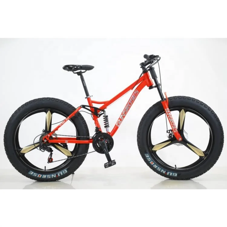 Tianjin factory fat bikes fat tire 26x4.0 snow bicycle cycles mountain bicycle 26 inch high carbon steel frame