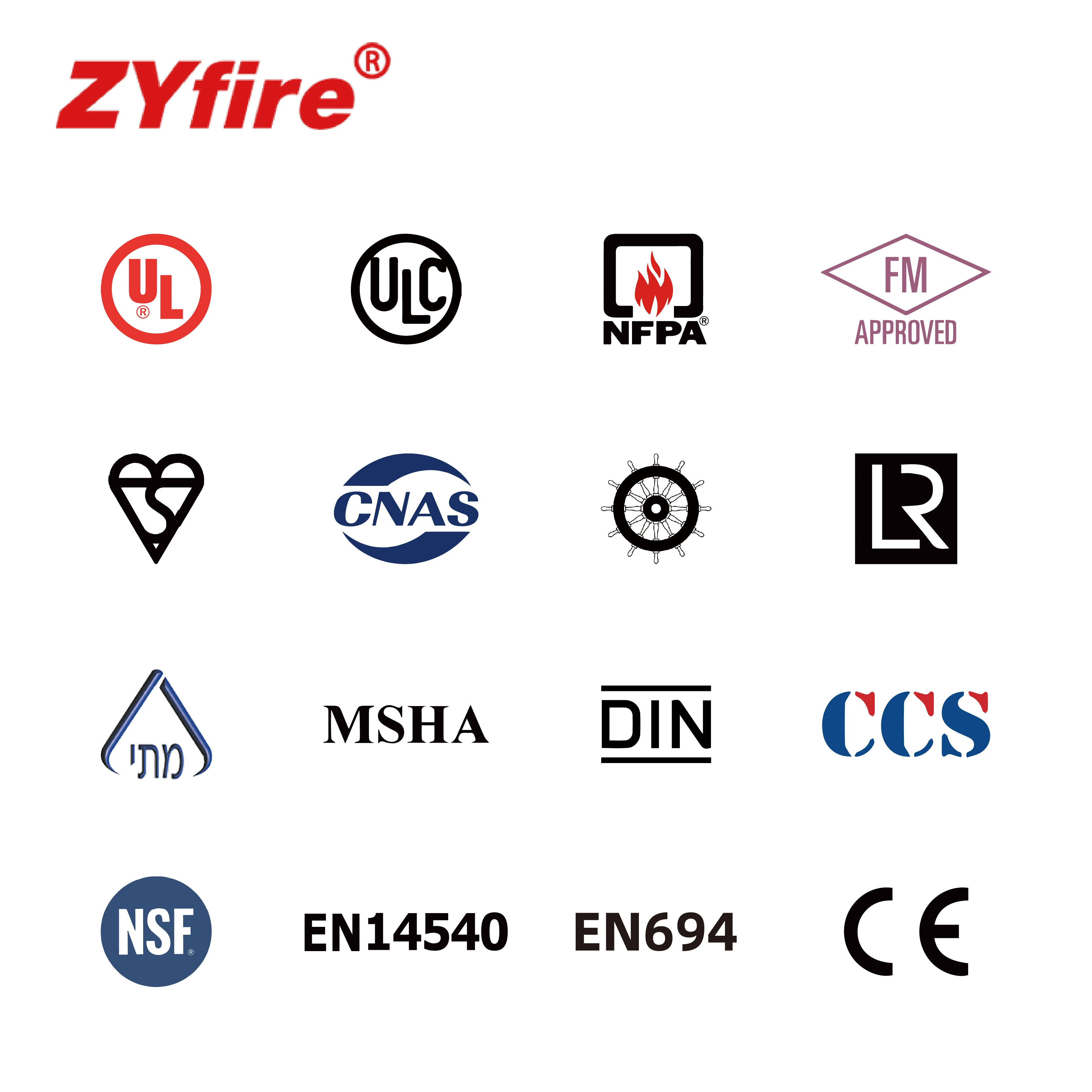 ZYfire Double Jacket Canvas EPDM Lined Fire Fighting Hose