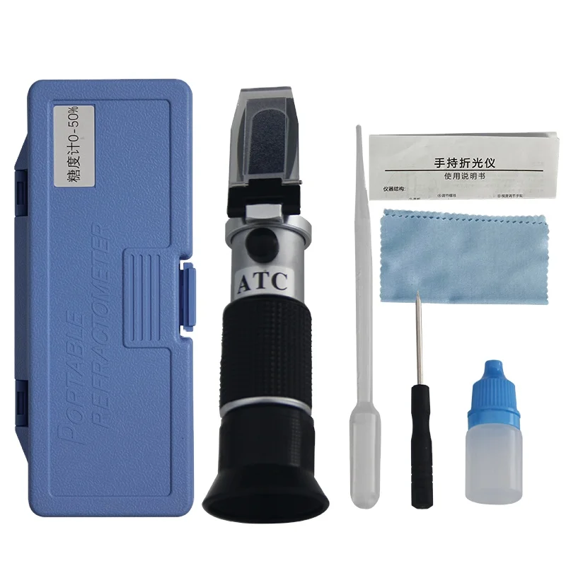 handheld optical auto refractometer for testing salt content hydrology