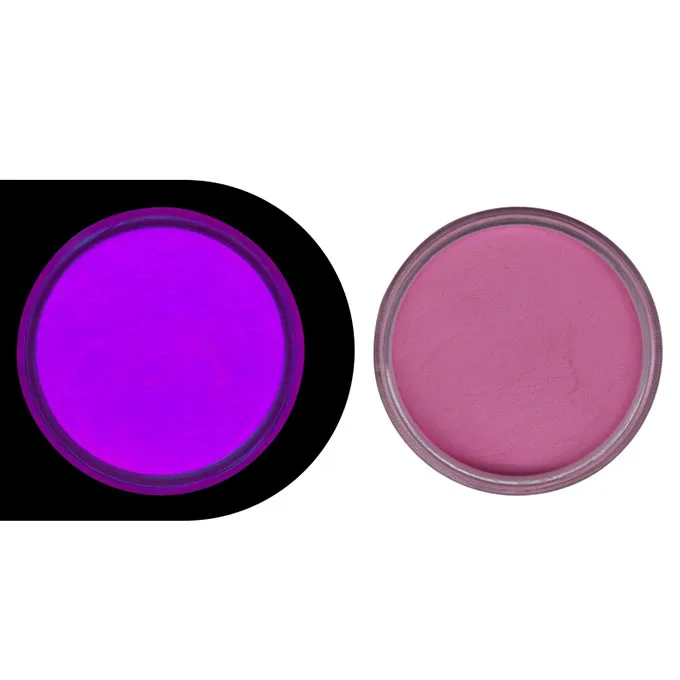 XIANGCAI New Product Color Luminescent Powder in the Dark Violet Light Colorful Glow Pigment Powder