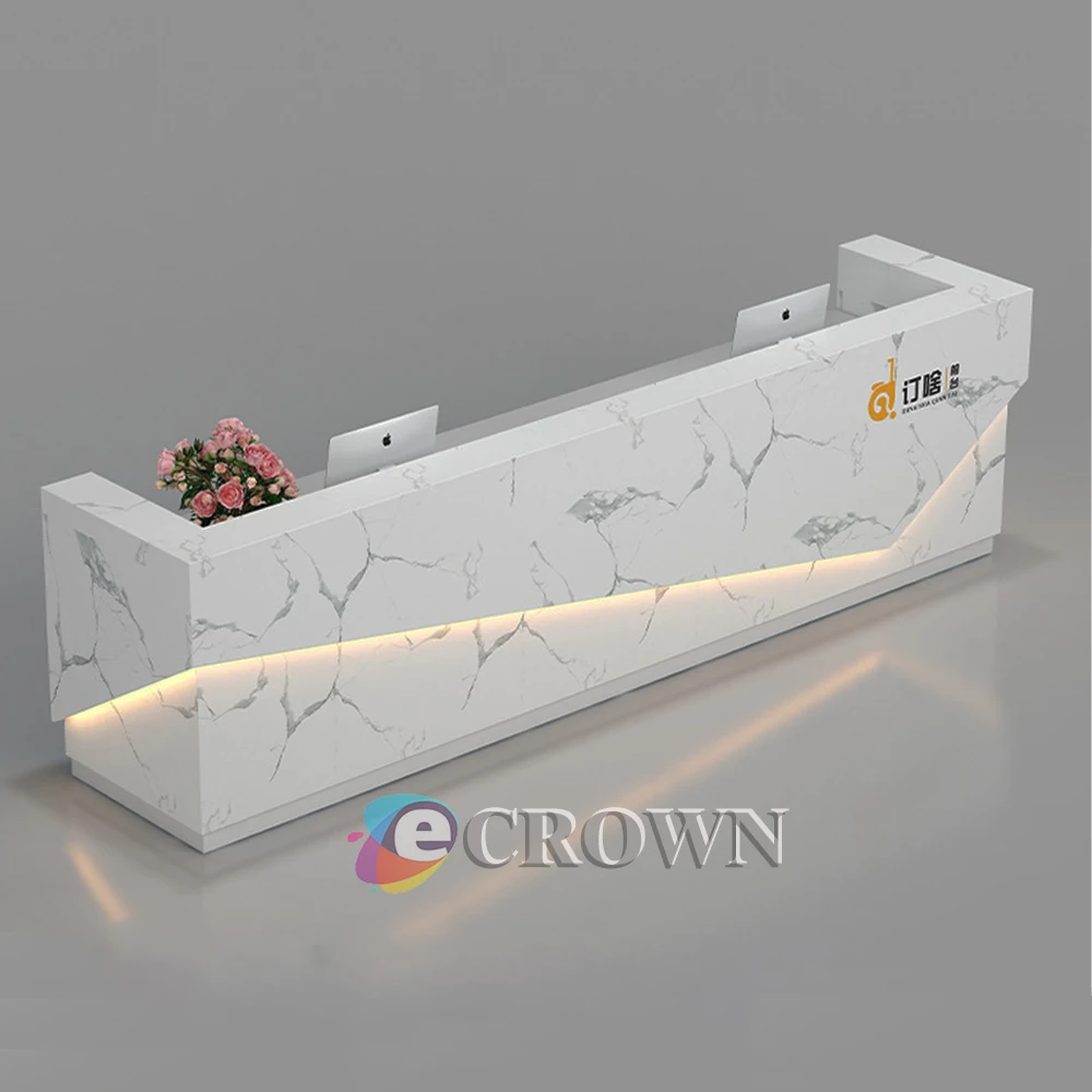 Reception counter case checkout counter Package registration design kiosk bar Stations Supply OEM