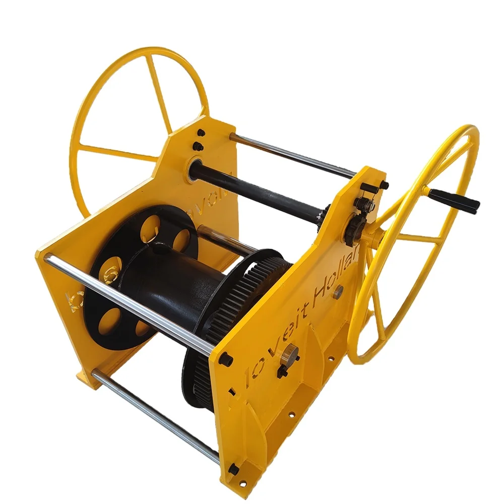 Heavy duty manual winches can be used to tow ships ashore Large manual winches 5T 10T Traction tightening manual winches
